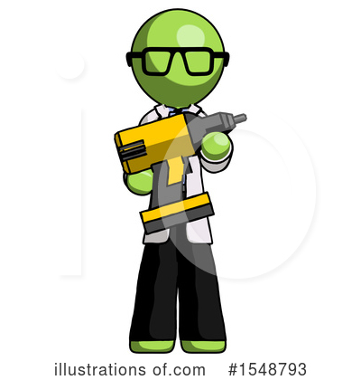 Royalty-Free (RF) Green Design Mascot Clipart Illustration by Leo Blanchette - Stock Sample #1548793
