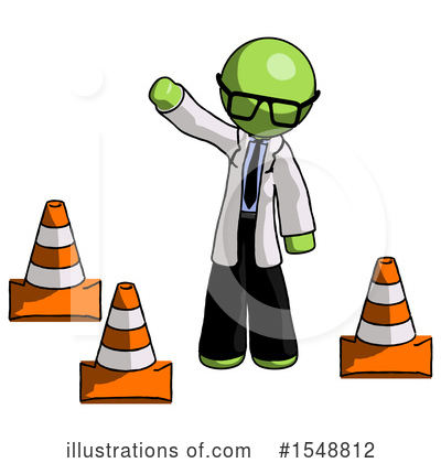 Royalty-Free (RF) Green Design Mascot Clipart Illustration by Leo Blanchette - Stock Sample #1548812