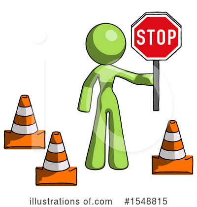 Royalty-Free (RF) Green Design Mascot Clipart Illustration by Leo Blanchette - Stock Sample #1548815