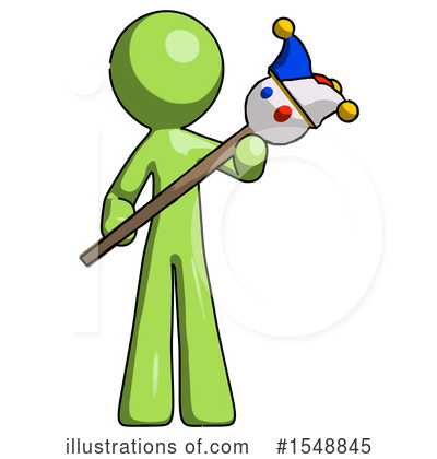 Royalty-Free (RF) Green Design Mascot Clipart Illustration by Leo Blanchette - Stock Sample #1548845