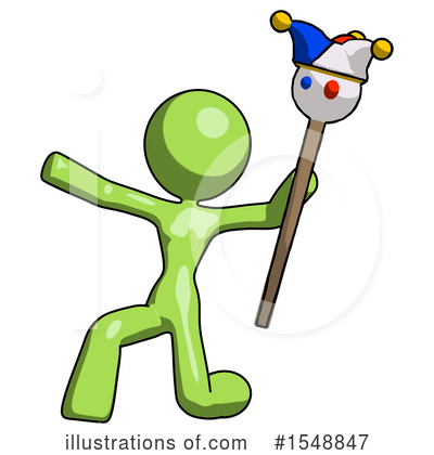 Royalty-Free (RF) Green Design Mascot Clipart Illustration by Leo Blanchette - Stock Sample #1548847