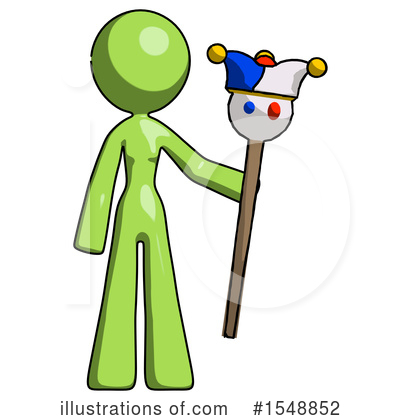 Royalty-Free (RF) Green Design Mascot Clipart Illustration by Leo Blanchette - Stock Sample #1548852