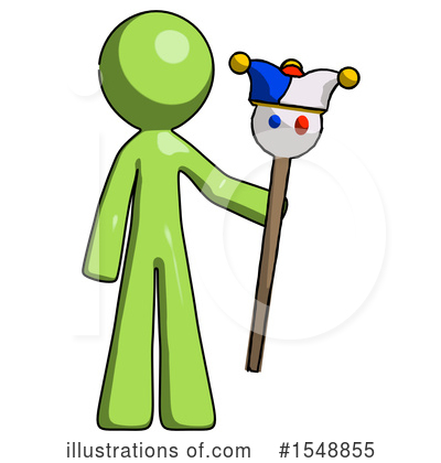 Royalty-Free (RF) Green Design Mascot Clipart Illustration by Leo Blanchette - Stock Sample #1548855