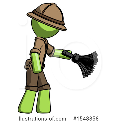 Royalty-Free (RF) Green Design Mascot Clipart Illustration by Leo Blanchette - Stock Sample #1548856