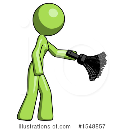 Royalty-Free (RF) Green Design Mascot Clipart Illustration by Leo Blanchette - Stock Sample #1548857