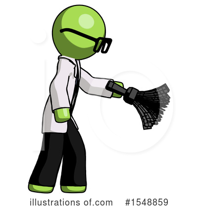 Royalty-Free (RF) Green Design Mascot Clipart Illustration by Leo Blanchette - Stock Sample #1548859