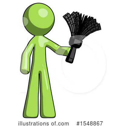 Royalty-Free (RF) Green Design Mascot Clipart Illustration by Leo Blanchette - Stock Sample #1548867
