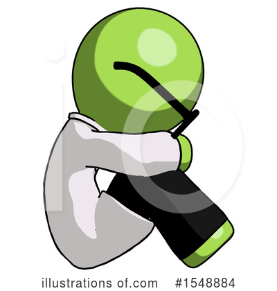 Royalty-Free (RF) Green Design Mascot Clipart Illustration by Leo Blanchette - Stock Sample #1548884