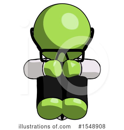 Royalty-Free (RF) Green Design Mascot Clipart Illustration by Leo Blanchette - Stock Sample #1548908
