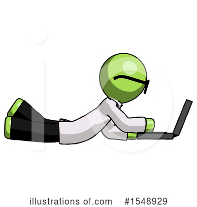 Royalty-Free (RF) Green Design Mascot Clipart Illustration by Leo Blanchette - Stock Sample #1548929
