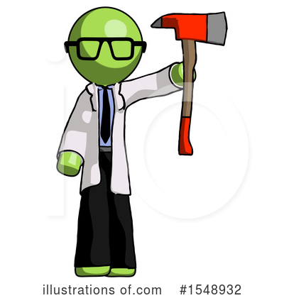 Royalty-Free (RF) Green Design Mascot Clipart Illustration by Leo Blanchette - Stock Sample #1548932