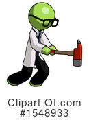 Green Design Mascot Clipart #1548933 by Leo Blanchette