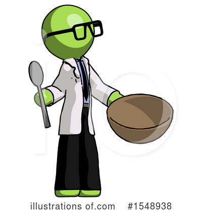 Royalty-Free (RF) Green Design Mascot Clipart Illustration by Leo Blanchette - Stock Sample #1548938