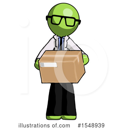 Royalty-Free (RF) Green Design Mascot Clipart Illustration by Leo Blanchette - Stock Sample #1548939