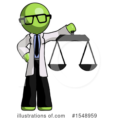 Royalty-Free (RF) Green Design Mascot Clipart Illustration by Leo Blanchette - Stock Sample #1548959