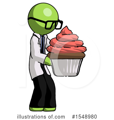 Royalty-Free (RF) Green Design Mascot Clipart Illustration by Leo Blanchette - Stock Sample #1548980