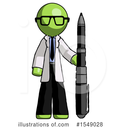 Royalty-Free (RF) Green Design Mascot Clipart Illustration by Leo Blanchette - Stock Sample #1549028