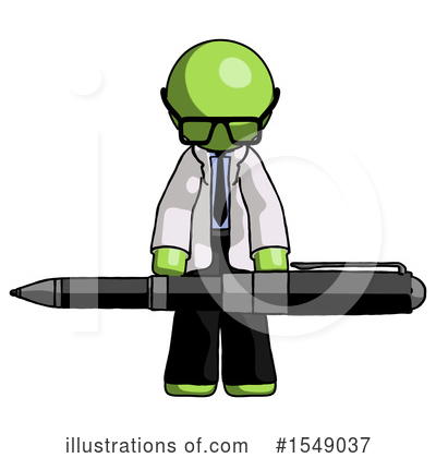 Royalty-Free (RF) Green Design Mascot Clipart Illustration by Leo Blanchette - Stock Sample #1549037