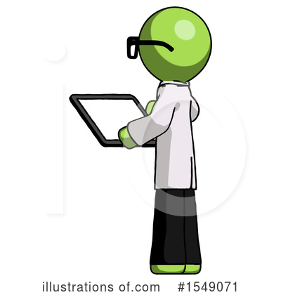 Royalty-Free (RF) Green Design Mascot Clipart Illustration by Leo Blanchette - Stock Sample #1549071