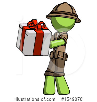 Royalty-Free (RF) Green Design Mascot Clipart Illustration by Leo Blanchette - Stock Sample #1549078