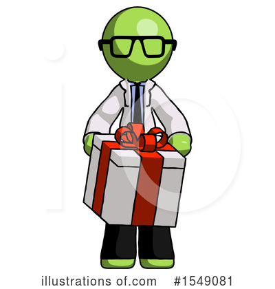 Royalty-Free (RF) Green Design Mascot Clipart Illustration by Leo Blanchette - Stock Sample #1549081