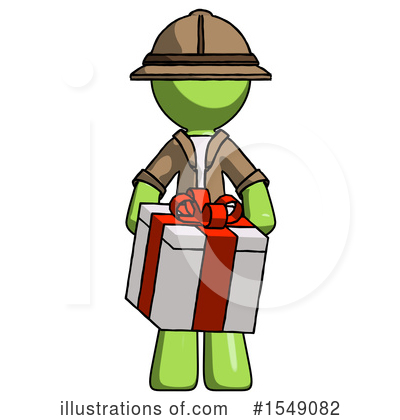 Royalty-Free (RF) Green Design Mascot Clipart Illustration by Leo Blanchette - Stock Sample #1549082
