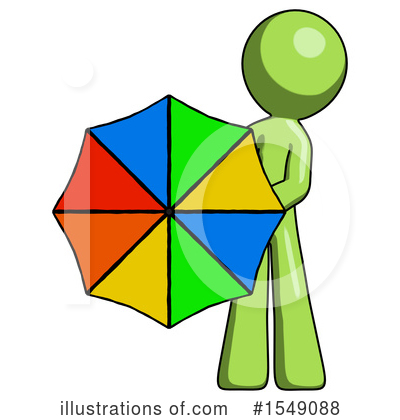 Royalty-Free (RF) Green Design Mascot Clipart Illustration by Leo Blanchette - Stock Sample #1549088