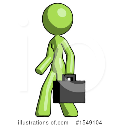 Royalty-Free (RF) Green Design Mascot Clipart Illustration by Leo Blanchette - Stock Sample #1549104