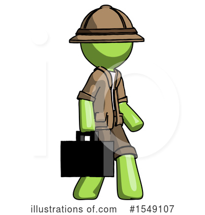 Royalty-Free (RF) Green Design Mascot Clipart Illustration by Leo Blanchette - Stock Sample #1549107