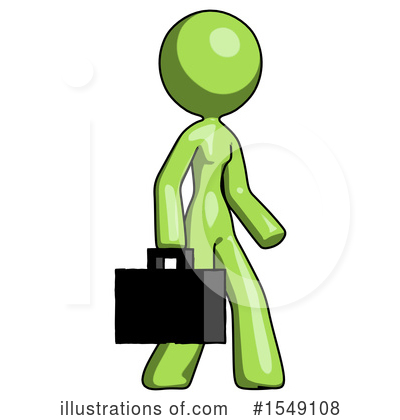 Royalty-Free (RF) Green Design Mascot Clipart Illustration by Leo Blanchette - Stock Sample #1549108