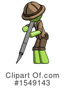 Green Design Mascot Clipart #1549143 by Leo Blanchette