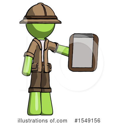Royalty-Free (RF) Green Design Mascot Clipart Illustration by Leo Blanchette - Stock Sample #1549156