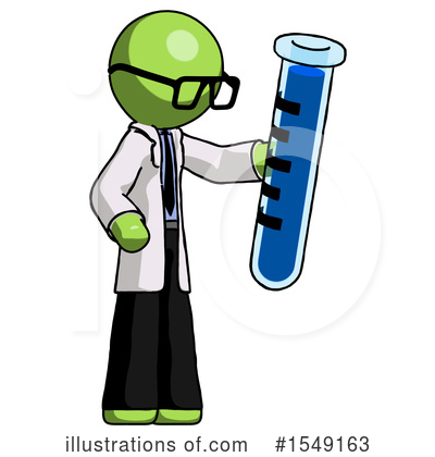 Royalty-Free (RF) Green Design Mascot Clipart Illustration by Leo Blanchette - Stock Sample #1549163