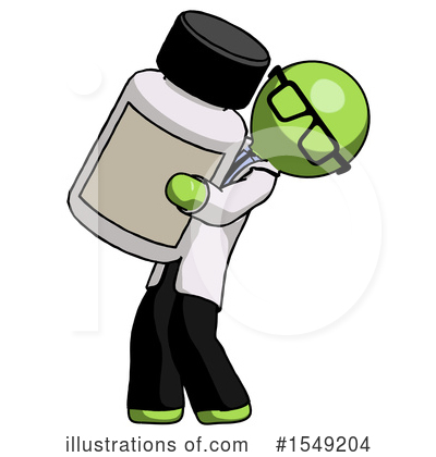Royalty-Free (RF) Green Design Mascot Clipart Illustration by Leo Blanchette - Stock Sample #1549204