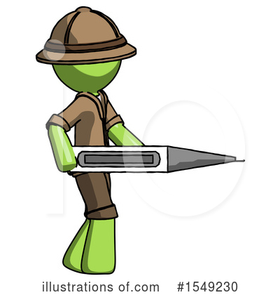 Royalty-Free (RF) Green Design Mascot Clipart Illustration by Leo Blanchette - Stock Sample #1549230