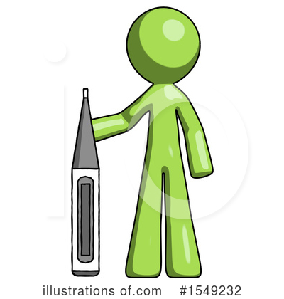 Royalty-Free (RF) Green Design Mascot Clipart Illustration by Leo Blanchette - Stock Sample #1549232