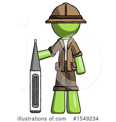 Royalty-Free (RF) Green Design Mascot Clipart Illustration by Leo Blanchette - Stock Sample #1549234