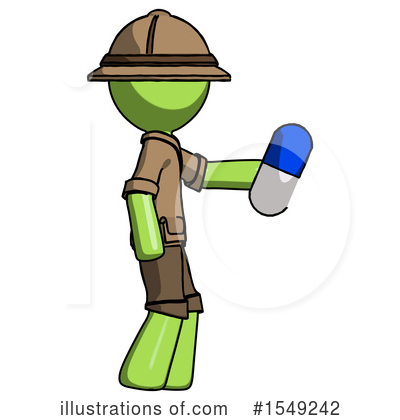 Royalty-Free (RF) Green Design Mascot Clipart Illustration by Leo Blanchette - Stock Sample #1549242