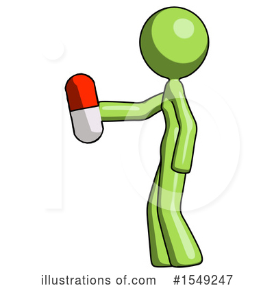 Royalty-Free (RF) Green Design Mascot Clipart Illustration by Leo Blanchette - Stock Sample #1549247