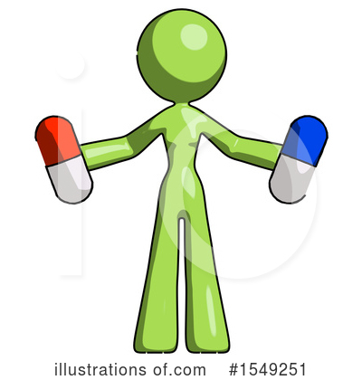 Royalty-Free (RF) Green Design Mascot Clipart Illustration by Leo Blanchette - Stock Sample #1549251