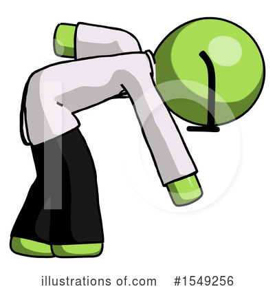Royalty-Free (RF) Green Design Mascot Clipart Illustration by Leo Blanchette - Stock Sample #1549256