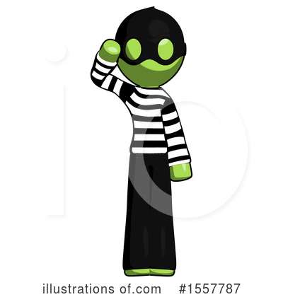 Royalty-Free (RF) Green Design Mascot Clipart Illustration by Leo Blanchette - Stock Sample #1557787