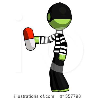 Royalty-Free (RF) Green Design Mascot Clipart Illustration by Leo Blanchette - Stock Sample #1557798