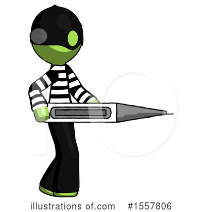 Royalty-Free (RF) Green Design Mascot Clipart Illustration by Leo Blanchette - Stock Sample #1557806