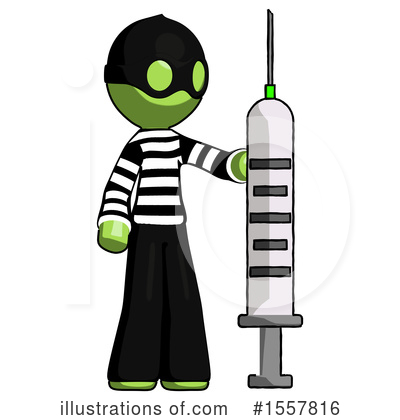 Royalty-Free (RF) Green Design Mascot Clipart Illustration by Leo Blanchette - Stock Sample #1557816