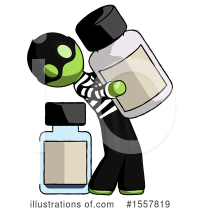 Royalty-Free (RF) Green Design Mascot Clipart Illustration by Leo Blanchette - Stock Sample #1557819