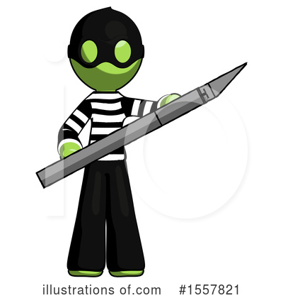 Royalty-Free (RF) Green Design Mascot Clipart Illustration by Leo Blanchette - Stock Sample #1557821