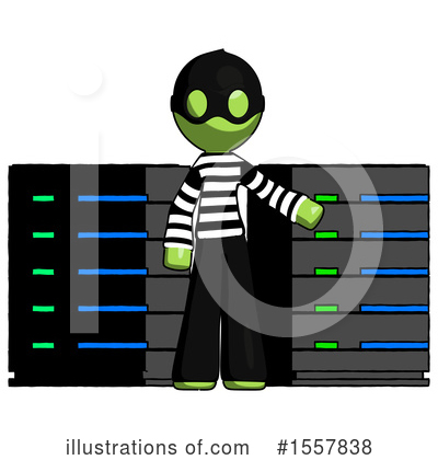 Royalty-Free (RF) Green Design Mascot Clipart Illustration by Leo Blanchette - Stock Sample #1557838