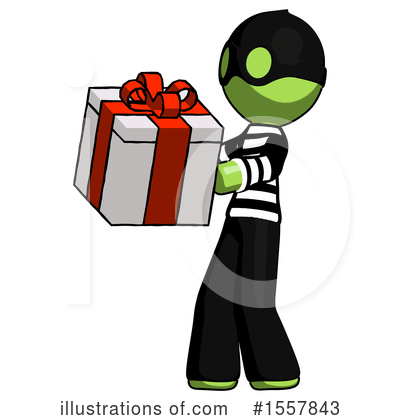 Royalty-Free (RF) Green Design Mascot Clipart Illustration by Leo Blanchette - Stock Sample #1557843