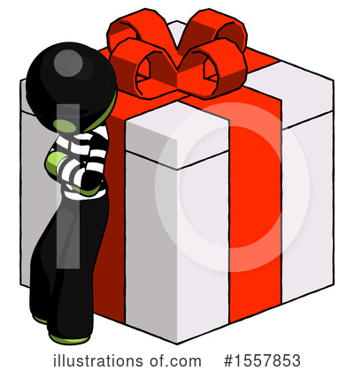 Royalty-Free (RF) Green Design Mascot Clipart Illustration by Leo Blanchette - Stock Sample #1557853